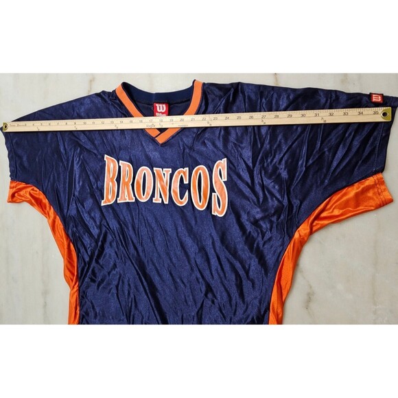 Vintage Wilson NFL Denver Broncos Jersey Woman Men's Size XL - Picture 6 of 7
